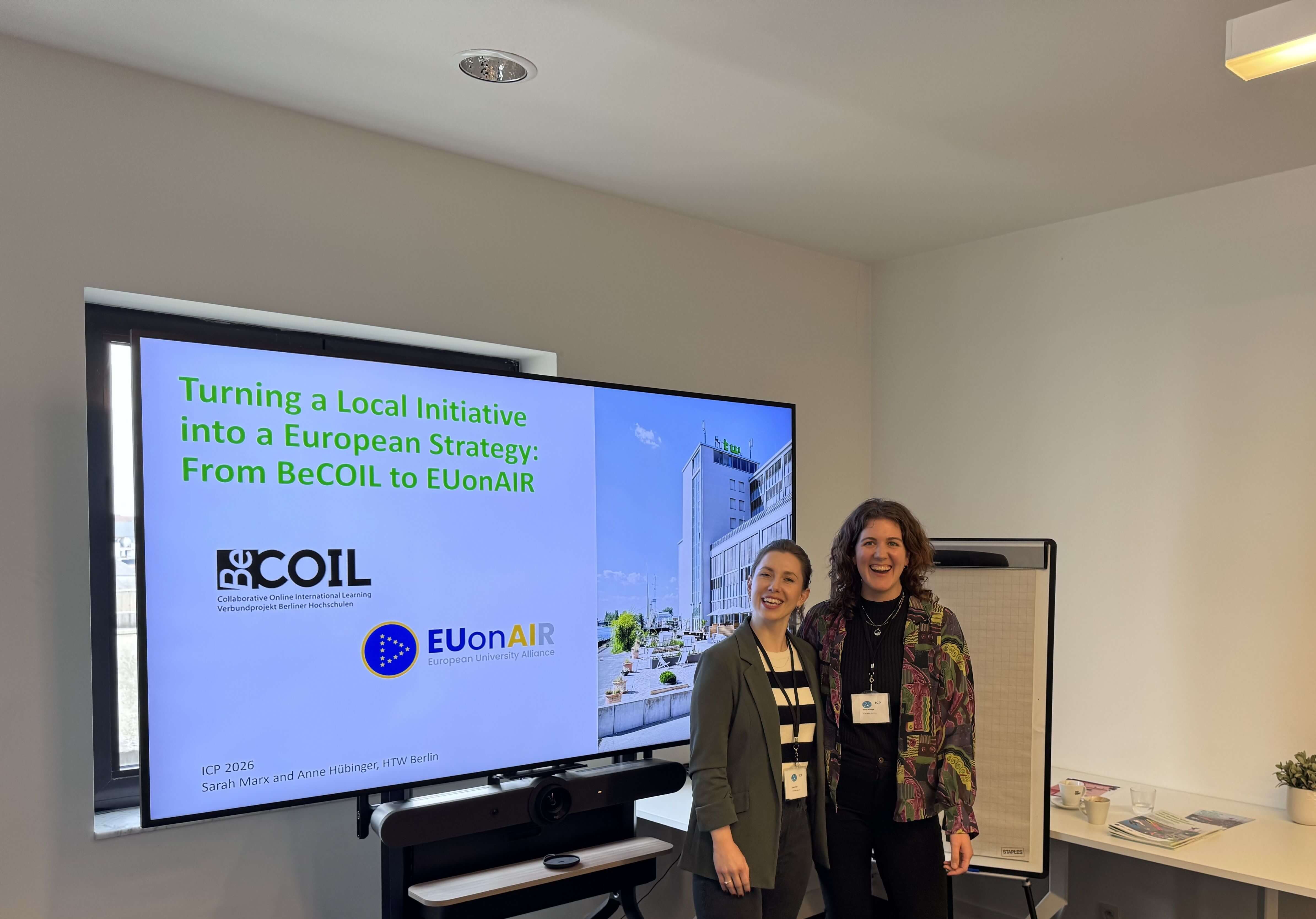 EUonAIR Presented at ICP Network Meeting During HOGENT International Week