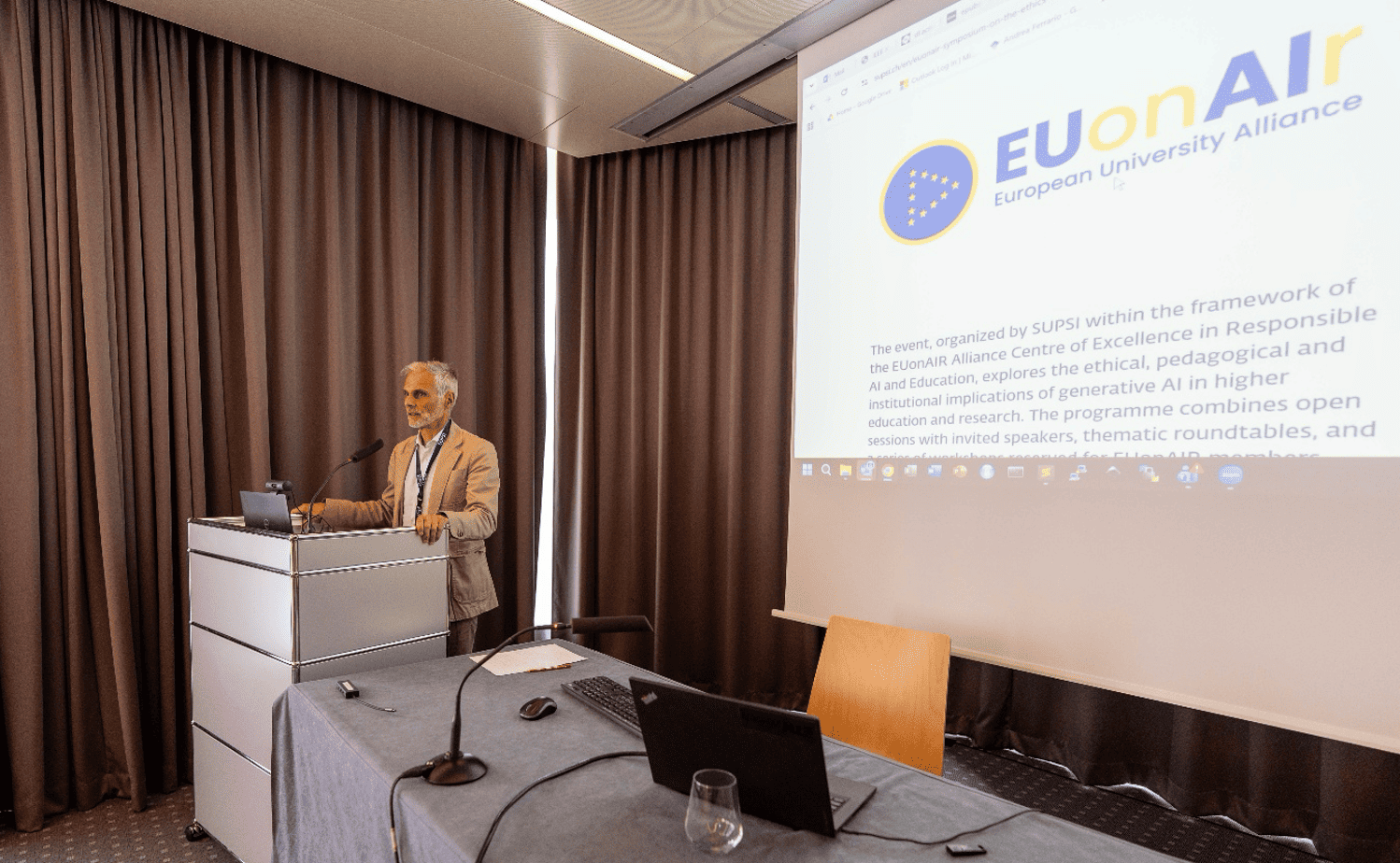 Three inspiring days in Lugano for the EUonAIR Symposium on the Ethics of Generative AI in Education and Research