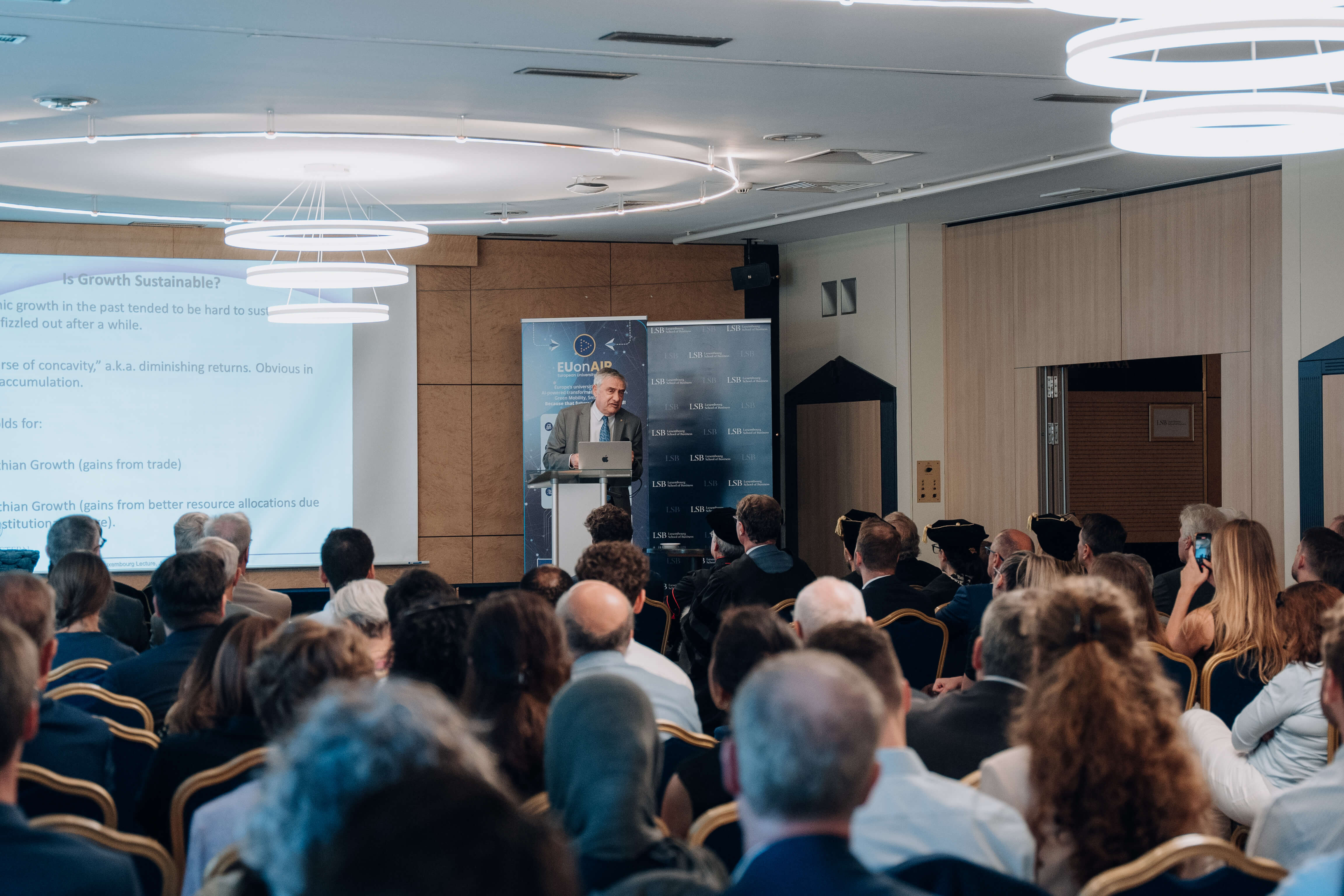 Luxembourg School of Business hosted Professor Joel Mokyr in Luxembourg