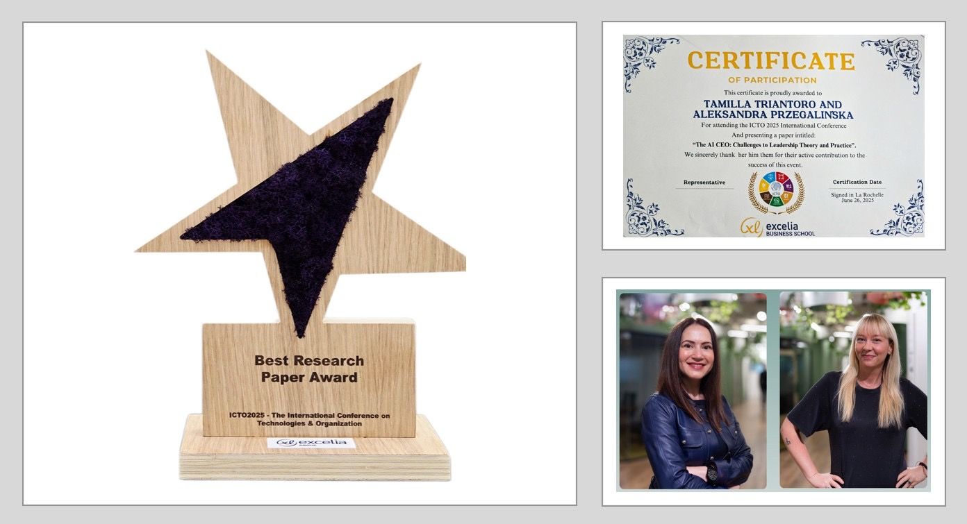 Best Paper Award at ICTO Conference 2025