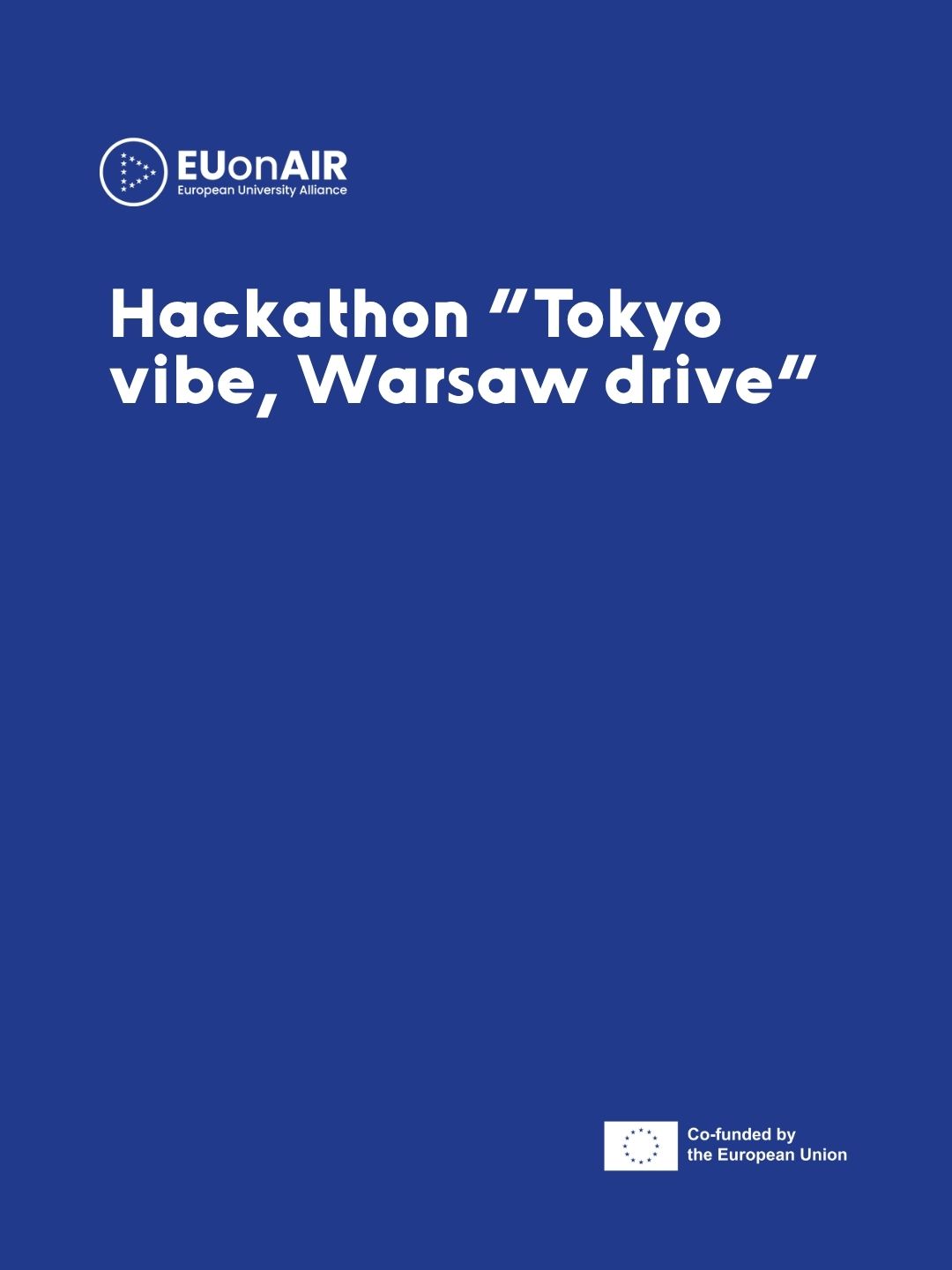 Hackathon “Tokyo vibe, Warsaw drive”
