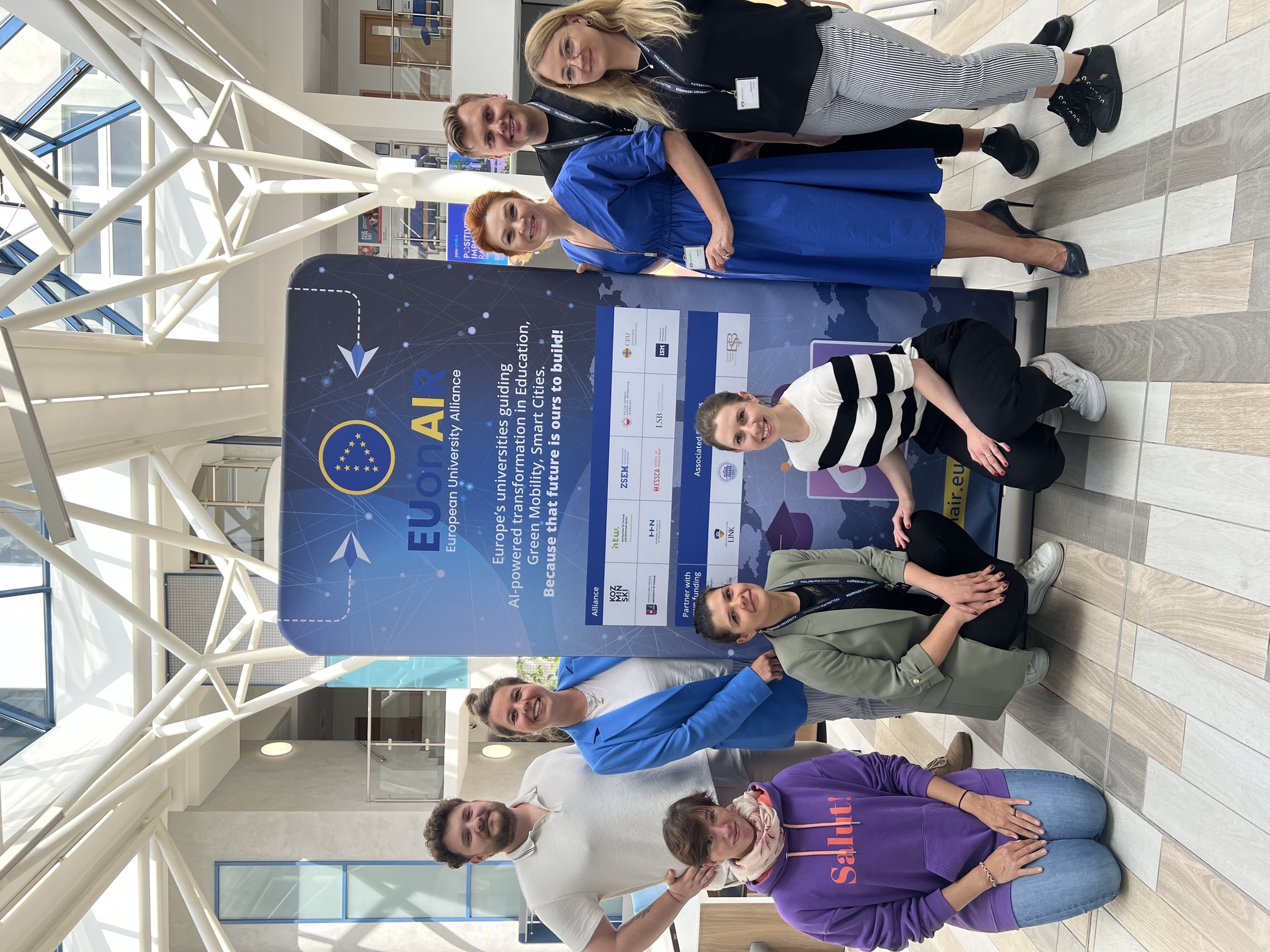EUonAIR session during Staff Week at Kozminski University