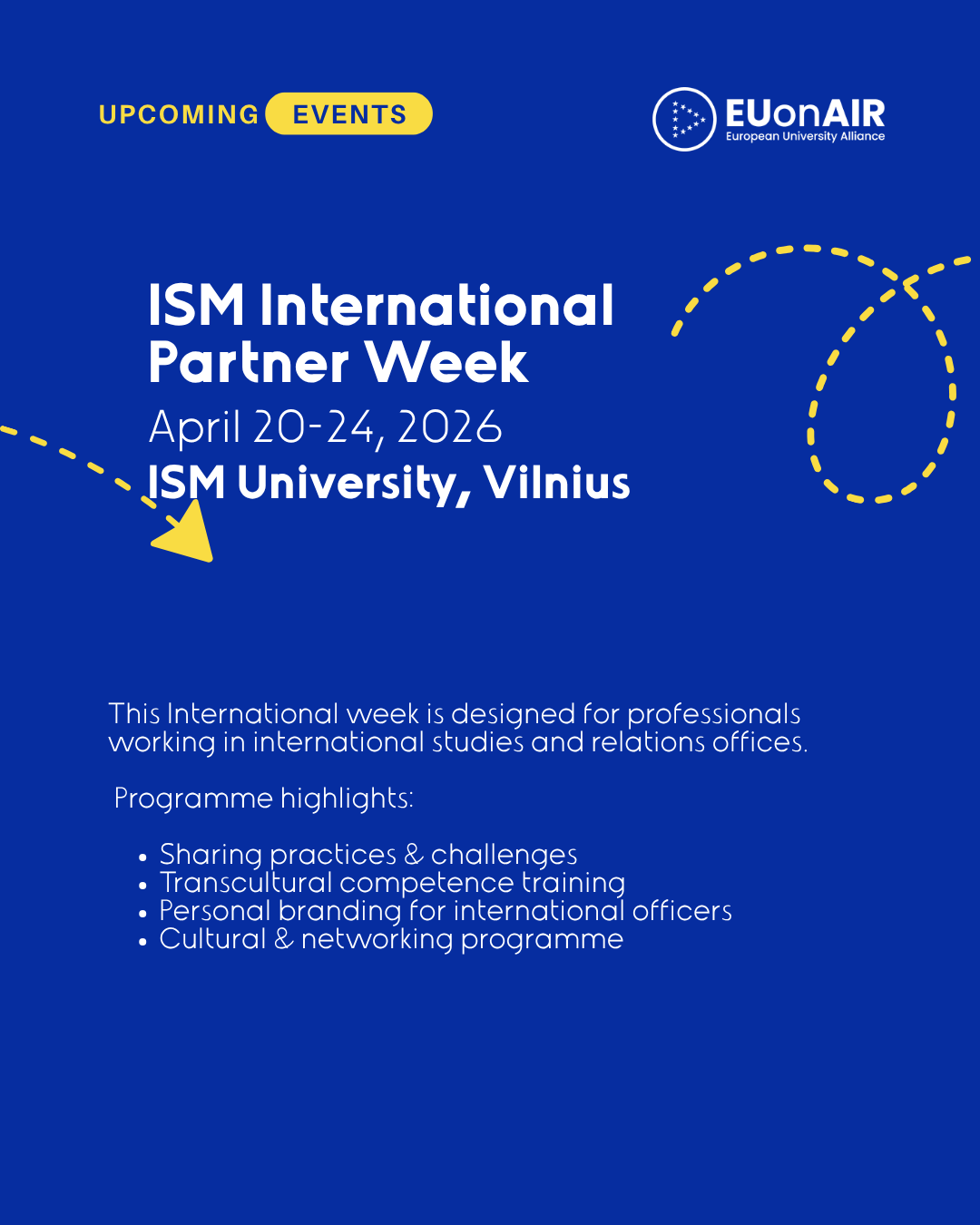 ISM International Partner Week 2026